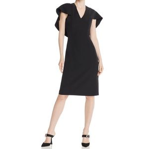 Nanette Lepore Cape Overlay‎ Sheath Dress